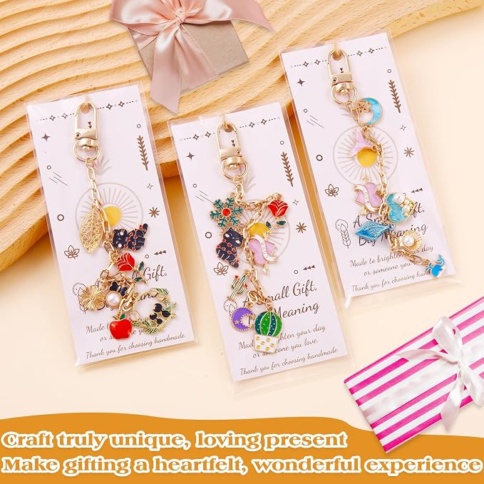TOHONGADON 285 Pcs Keychain Making Kit, Bag Charm Kit - Image 5