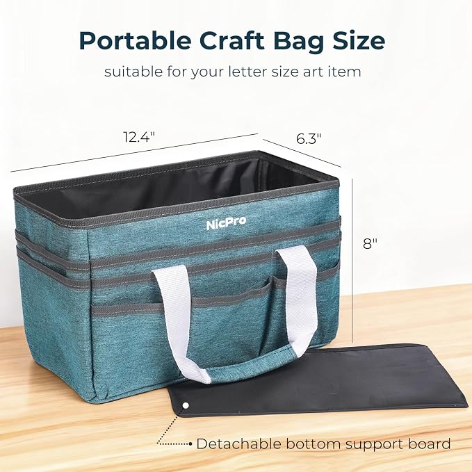Nicpro Craft Organizer Art Bag, Tote Bag - Image 5