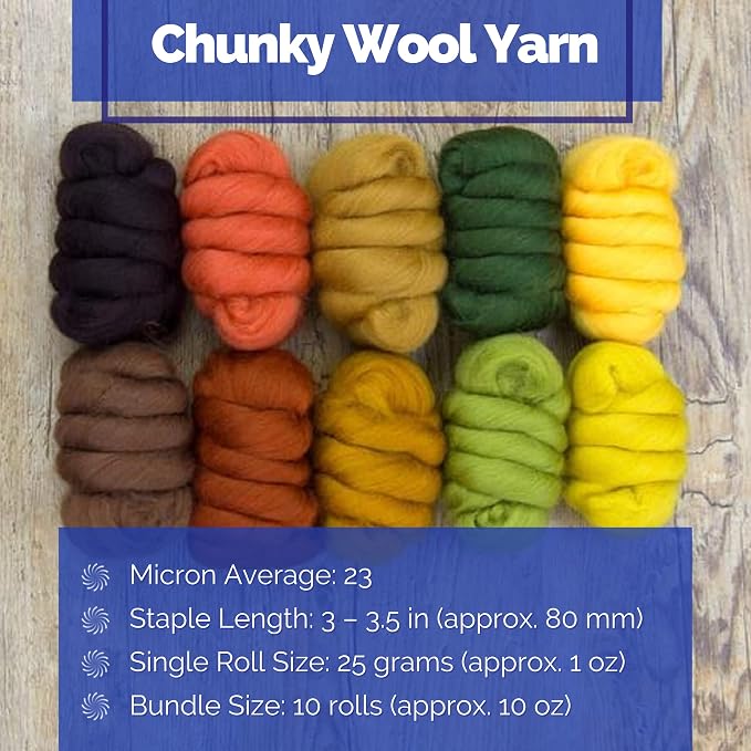 Revolution Fibers | Mixed Merino Wool Variety Pack | Perfect Wool Roving - Image 3