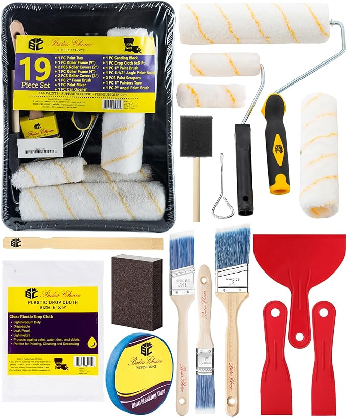 Bates- Paint Roller Kit, Roller Set by BatesChoice