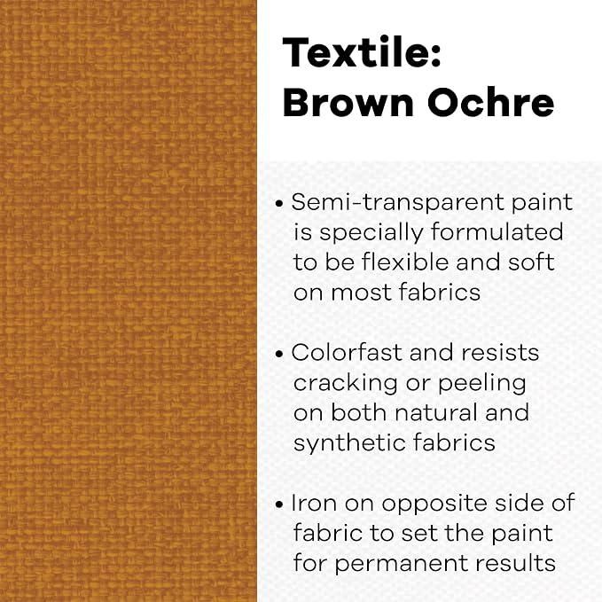 Jacquard Textile Color Brown Ochre - Image 2