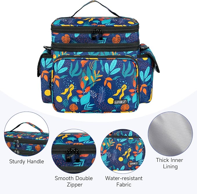 LEFOR·Z Small Sewing Supplies Organizer, Double-Layer Sewing Accessories - Image 5