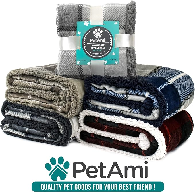 PetAmi Dog Blanket for Bed, XL Pet Blanket Large Dogs, Fleece Furniture Couch - Image 9