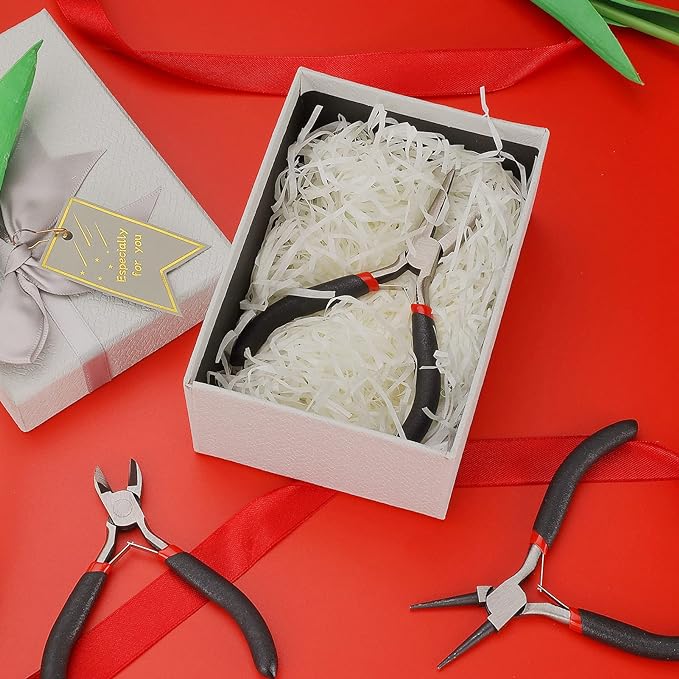 URSKYTOUS 4Pcs Jewelry Pliers Set Jewelry Making Pliers Tools Kit Include - Image 5