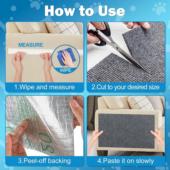 ​ENONCI Anti Scratch Pads for Cats, Furniture Protector for Couch Corners - Image 5
