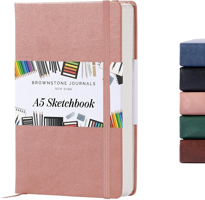 BROWNSTONE JOURNALS A5 Sketch Book Hardcover by Unknown
