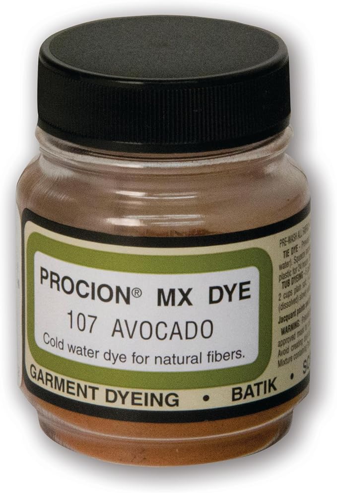 Jacquard Procion MX Tie Dye Powder Avocado, 2/3 Ounce Jar by Jacquard