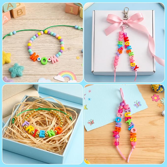 Augshy 700Pcs Large Alphabet Letter Beads - Image 6