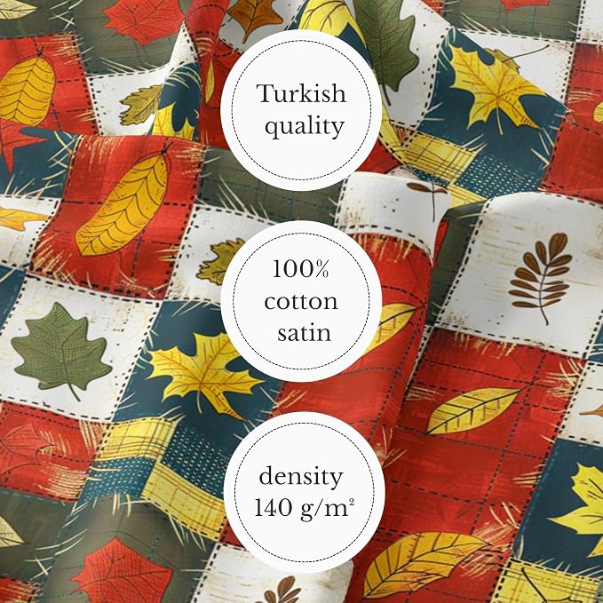 100% Cotton Fabric by the Yard – Turkish Quality Quilting & Sewing Fabric - Image 4