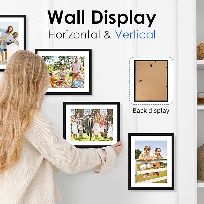 FIXSMITH 8.5x11 Picture Frame Bulk-6 Pack, Photo Frame - Image 5
