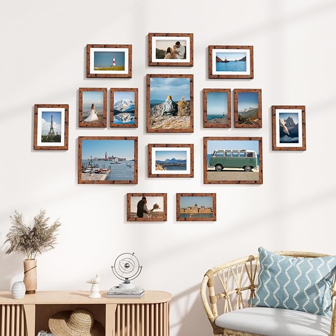 Vittanly 15 Pack Picture Frames Collage Wall Decor - Image 7