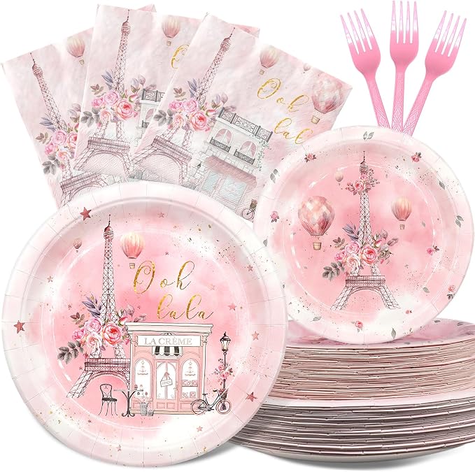 Paris Party Decorations Set by Outego