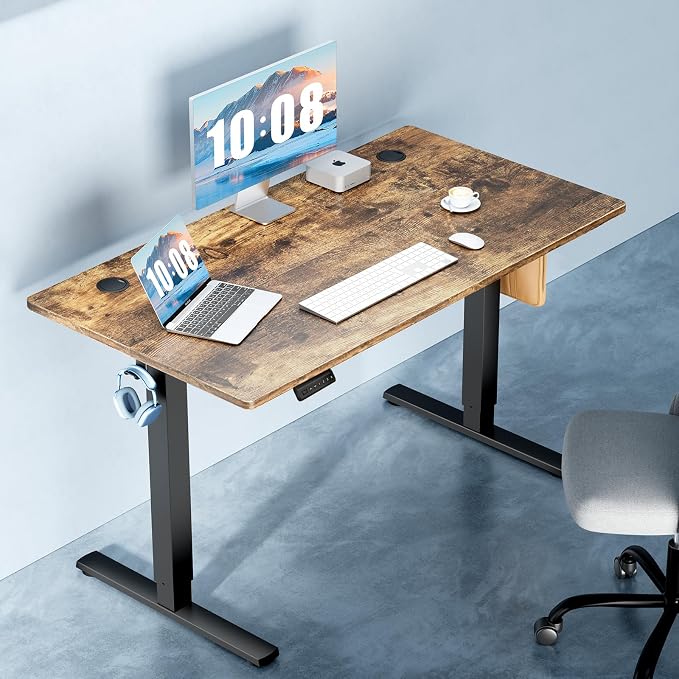DUMOS 48 Inch Electric Standing Desk Height Adjustable, Sit to Stand Up - Image 2