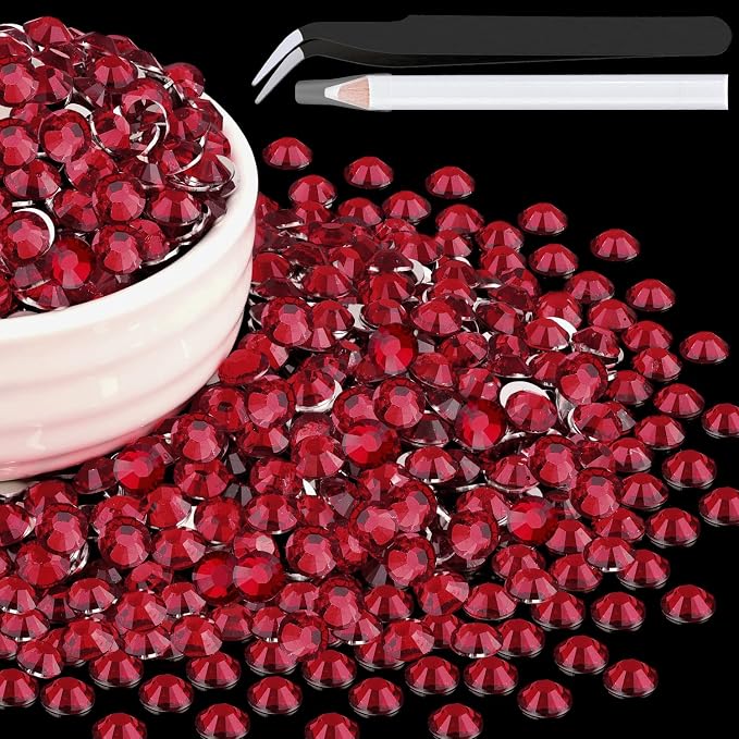 1500PCS 6mm Resin Rhinestones Bulk by BELLEBOOST