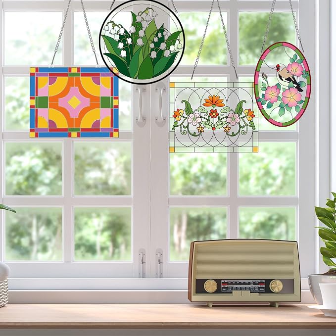 Humyoun 65 Pcs Stained Glass Painting Starter Kit - Image 5