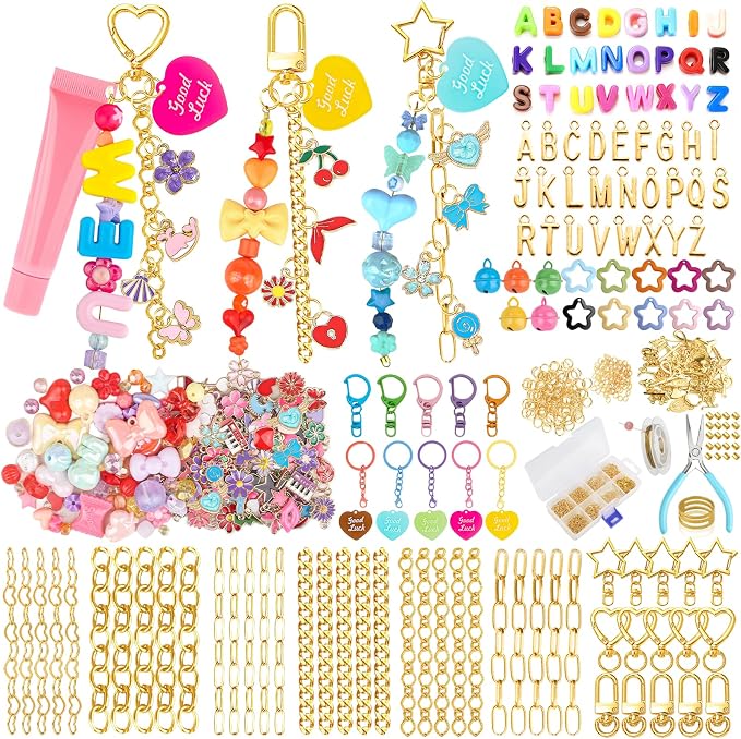 Ecoofor 502 Pcs Keychain Making Kit by Ecoofor