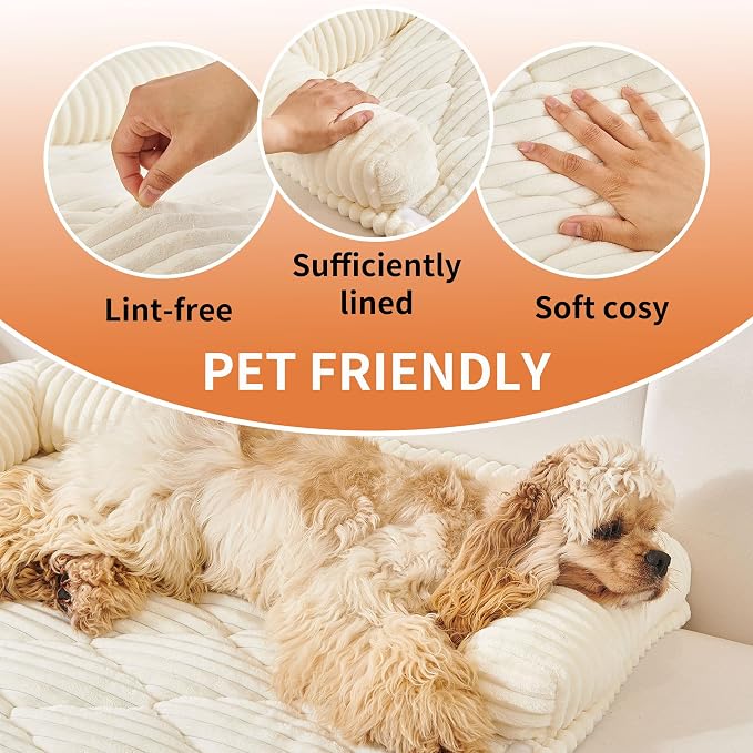 HAOMAIJIA Dog Couch Bed for Small Dogs, Non Slip Pet Couch Covers for Sofa - Image 5