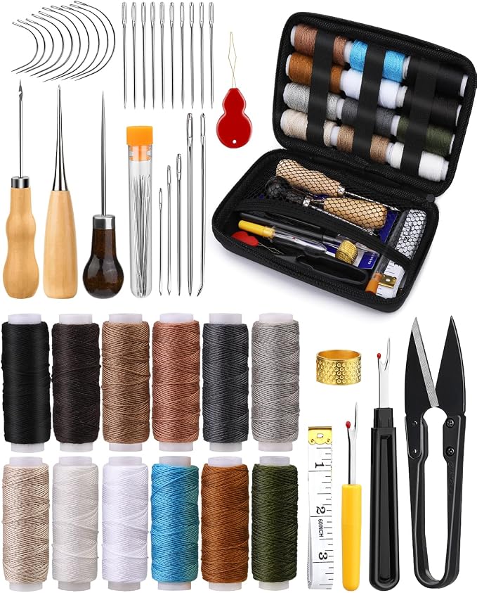BAGERLA Heavy Duty Sewing Kit, Needle and Thread Kit by BAGERLA