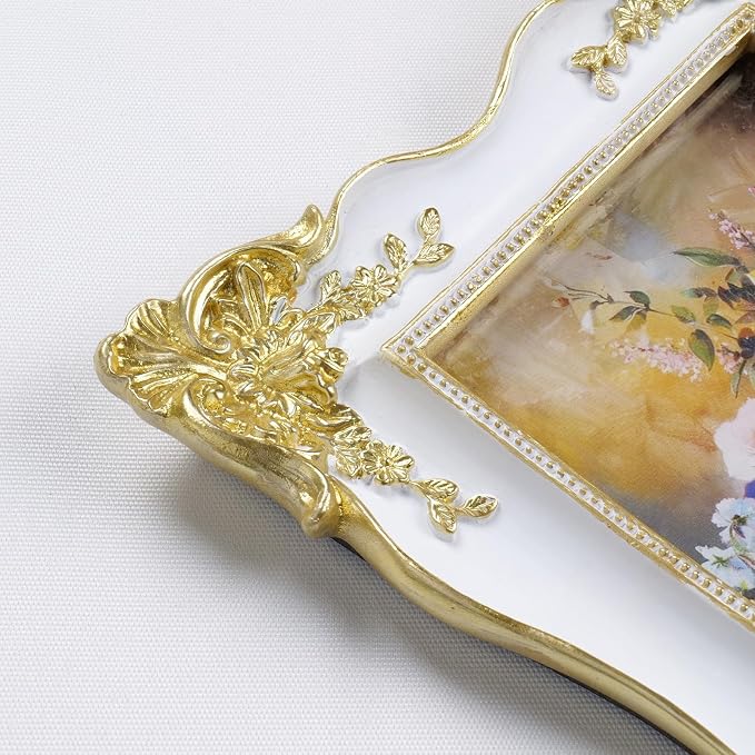 Cuspin 4x6 Picture Frame, Antique Baroque Style Frame - Image 5
