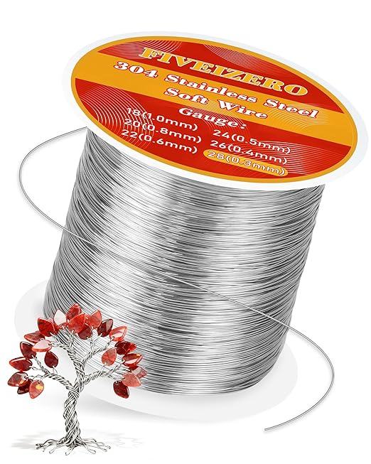 FIVEIZERO 28 Gauge 304 Stainless Steel Wire by FIVEIZERO