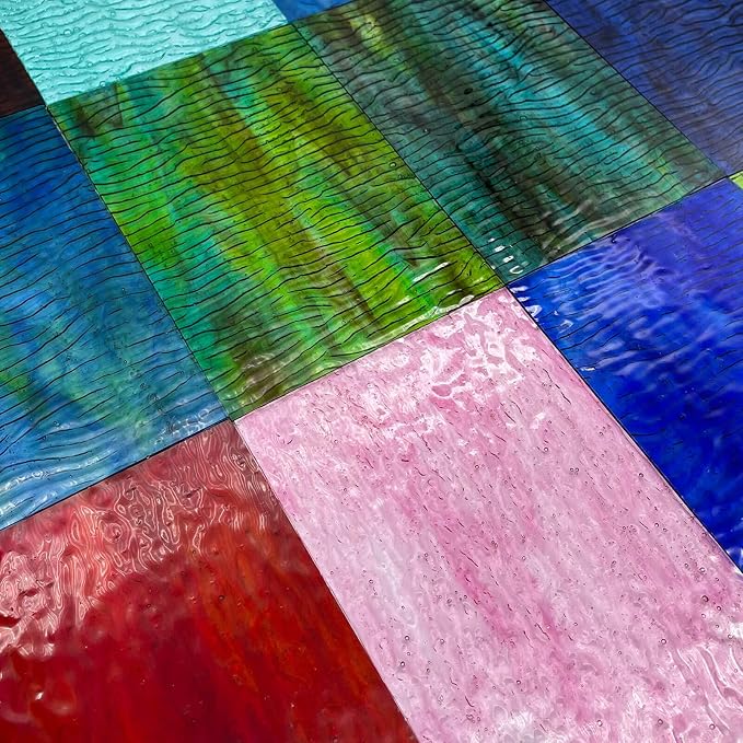 LITMIND 12 Sheets Transparent Textured Stained Glass Variety Pack, 4x6 Inch - Image 4