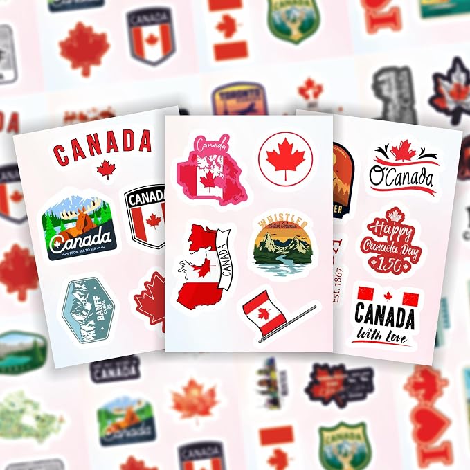BulbaCraft Canada Stickers for Water Bottle and Laptop - Image 5