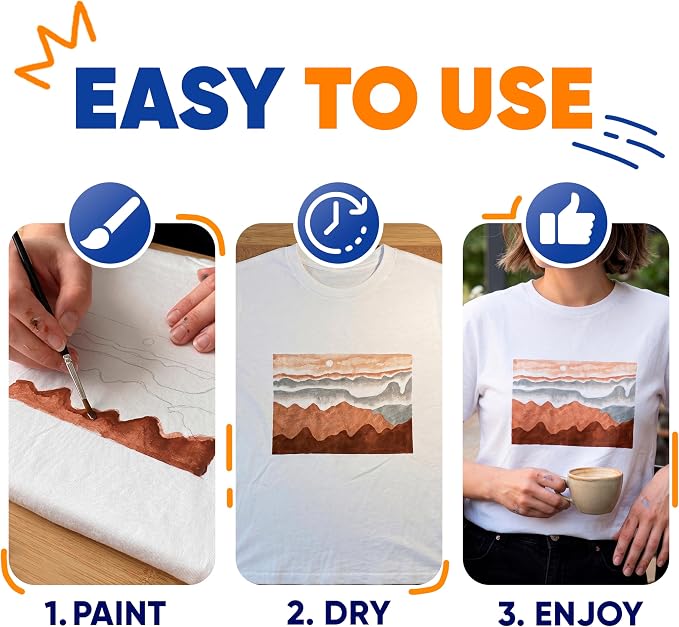 Fabric Paint Set for Clothes 12 Colors – Permanent Textile Paint for T-Shirts - Image 6