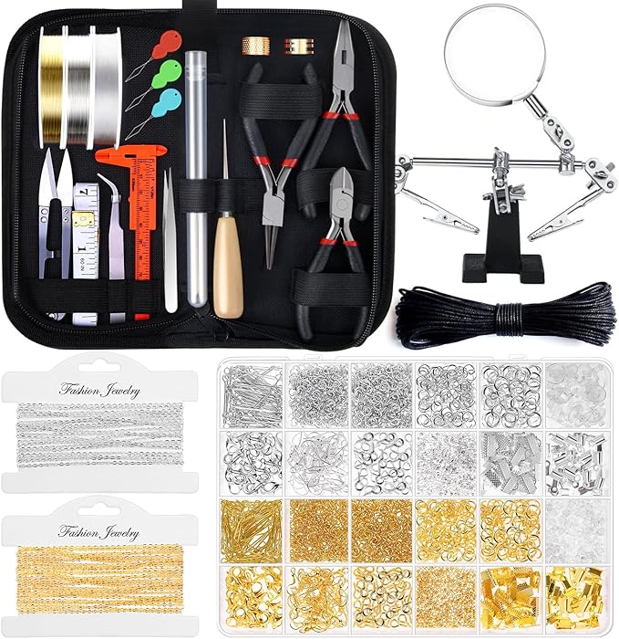 shynek 1857 Pcs Jewelry Making Supplies Kit by shynek