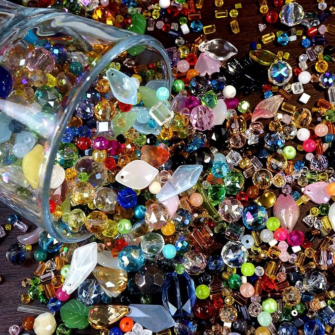 Premium Austrian Glass Beads, Mix Assorted Glass Beads - Image 2