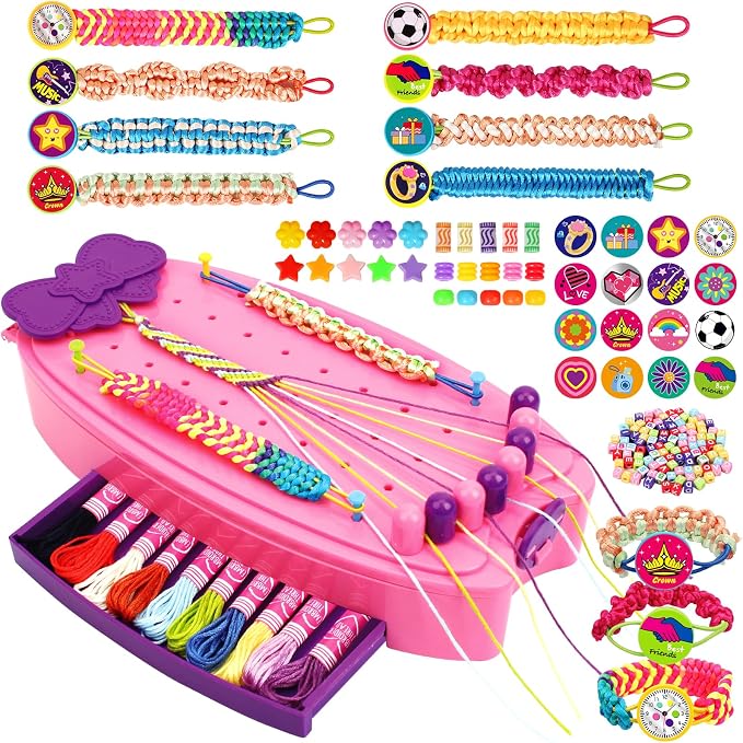 OCHIDO 2 in 1 Friendship Bracelet Kit, Bracelet Making Kit by OCHIDO