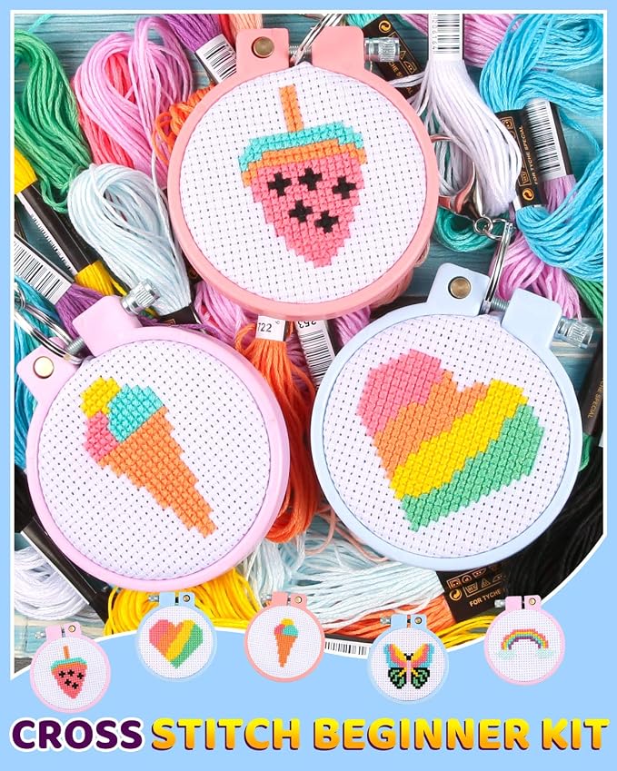 Pllieay 6 Pcs Cross Stitch Kits - Image 3