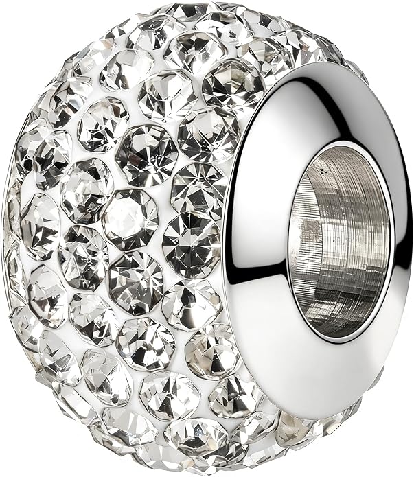 925 Sterling Silver Sparkle Simulated Birthstone Charms - Image 7