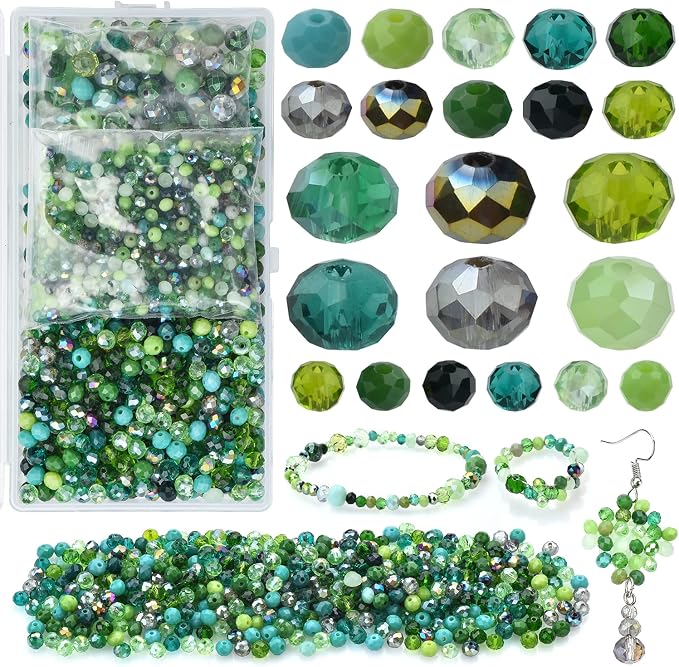 Briolette Crystal Glass Beads for Jewelry Making - Image 2