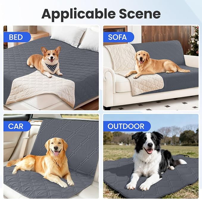 Waterproof Dog Bed Cover Pet Blanket, Soft Couch Cover - Image 5
