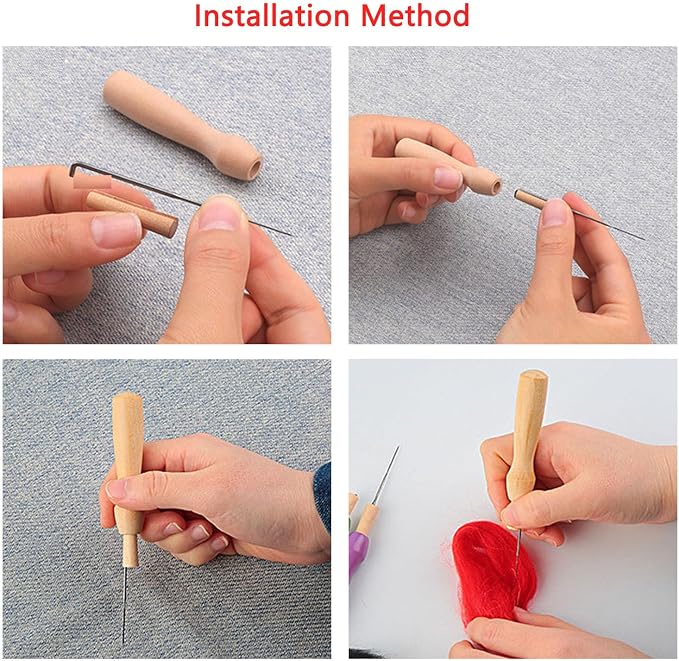 ArrErr 3 Pack Wool Felting Needles Handle Replacement Felting Needle Holder - Image 6