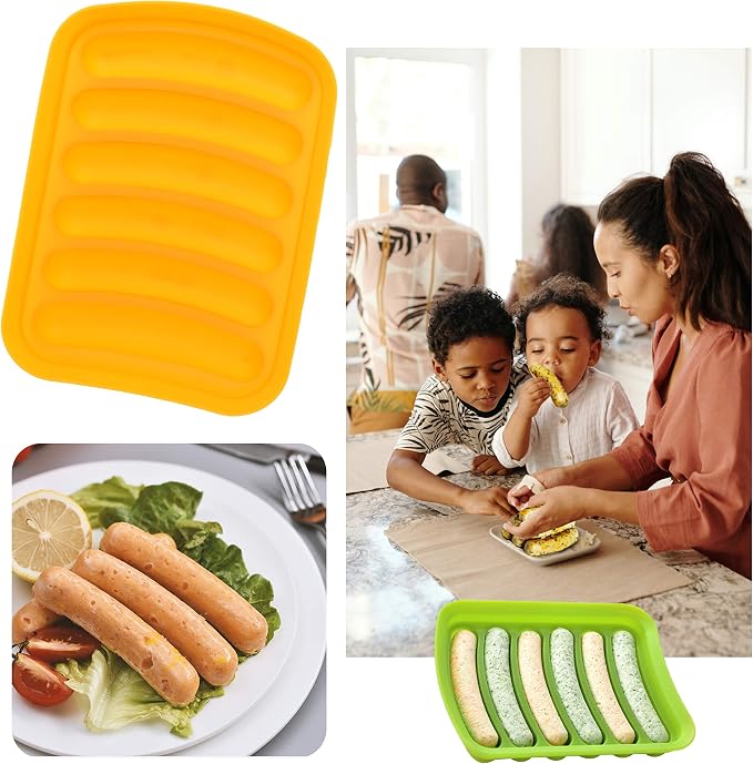 Kare & Kind 2x Silicone Sausage Molds - Image 5