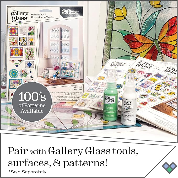 Gallery Glass Privacy Window PROMOGGPW22, Stained Glass Pattern Pack - Image 10