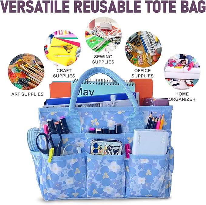 Cupohus Craft Organizer Tote Bag – Art Organizer, Craft Caddy - Image 2