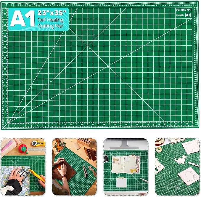 Self Healing Cutting Mat, Large Double-Sided Rotary Cutting Mat by Unknown