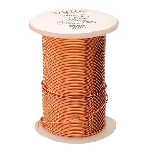 The Beadsmith Wire Elements 28-Gauge Lacquered Tarnish-Resistant Copper Wire - Image 3