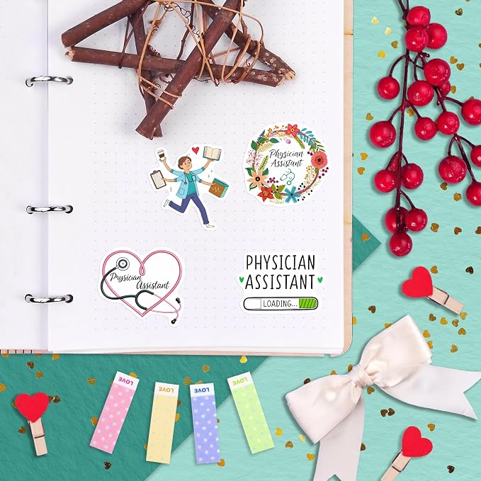 100Pcs Physician Assistant Stickers - Image 8