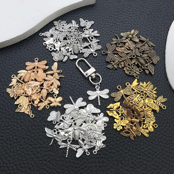 WOCRAFT 100pcs Butterfly Charms - Image 5