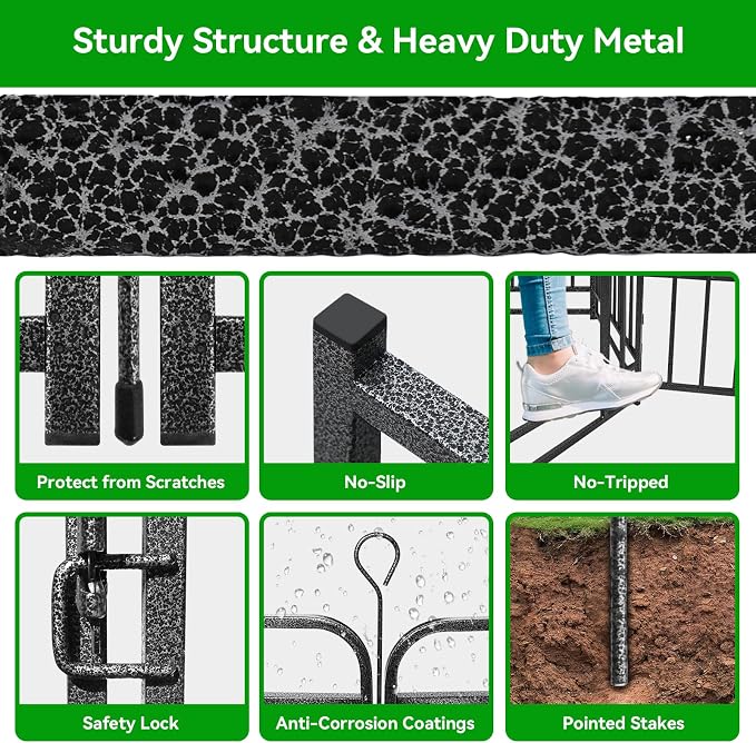 Heavy Duty Dog Playpen: 12 Steel Panels 40" Height, Square Steel Pipe - Image 7