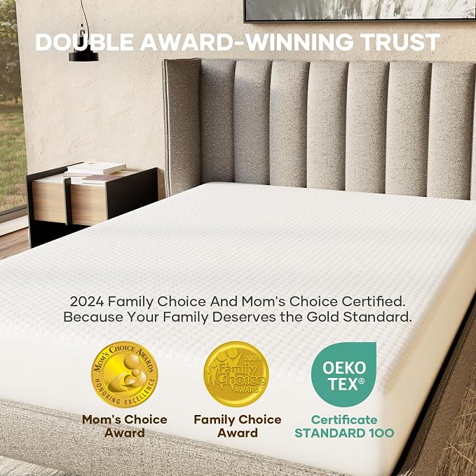 OhGeni 100% Waterproof Mattress Protector, Queen-Beige Size Mattress Pad - Image 9