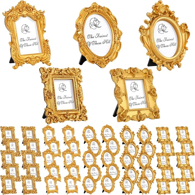 Maitys 60 Pcs Mini Picture Vintage Frames by Maitys