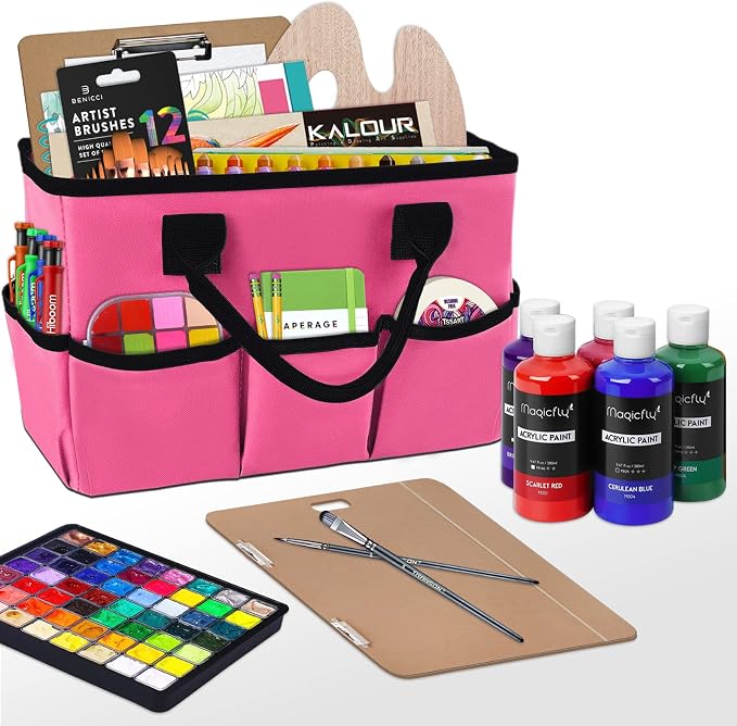 Desktop Tote and Organizer, Teacher Helper Caddy Bag - Image 8