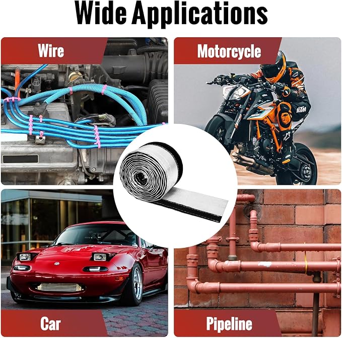 Wire Heat Shield Wrap for Car Hose Lines, 1/2" I.D. x 10FT, - Image 6