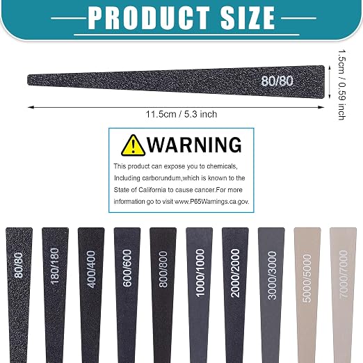 Honoson 20 Pcs Conical Sanding Sticks - Image 2