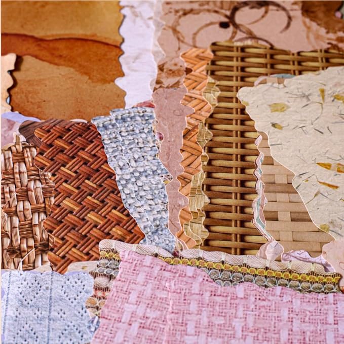144 Sheets 3D Embossed Scrapbook Paper, 4x5.5 Letterpress Textured Ephemera - Image 9