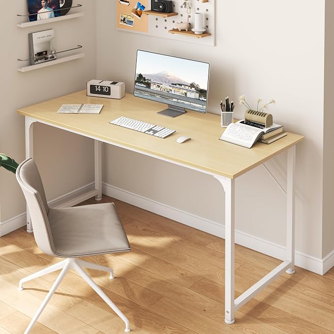 Huuger Computer Desk, 48 Inch Office Desk, Gaming Desk - Image 5